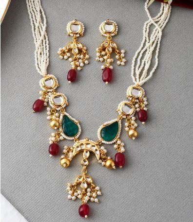 ROYAL POLKI KUNDAN CHOKER SET